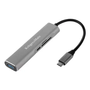 HUB USB Type C - HDMI USB3.0 SD MICROSD +USB Type C KRUGER&MATZ