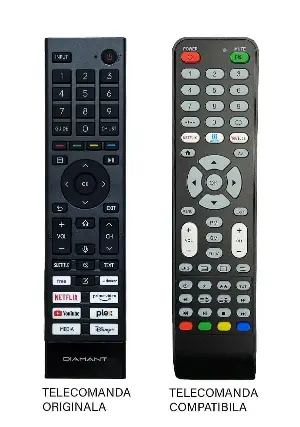 Telecomanda inlocuitoare compatibila TV Diamant /HORIZON /Hisense 43HL5530U/C ER 9581 (581)