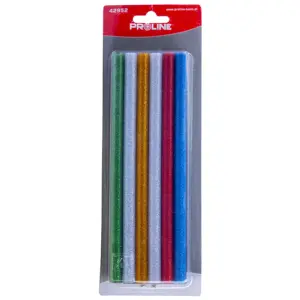 Baghete silicon color sclipici 11.2x200mm 12buc PROLINE