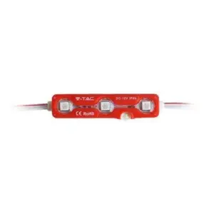 Modul 3 LED-uri SMD5050 rosu IP67 V-TAC
