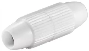 Conector extensie cablu coaxial plastic Goobay