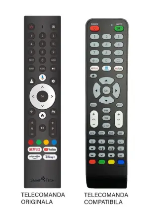 Telecomanda inlocuitoare TV SmartTech 32HG01V compatibil cu originalul (588)