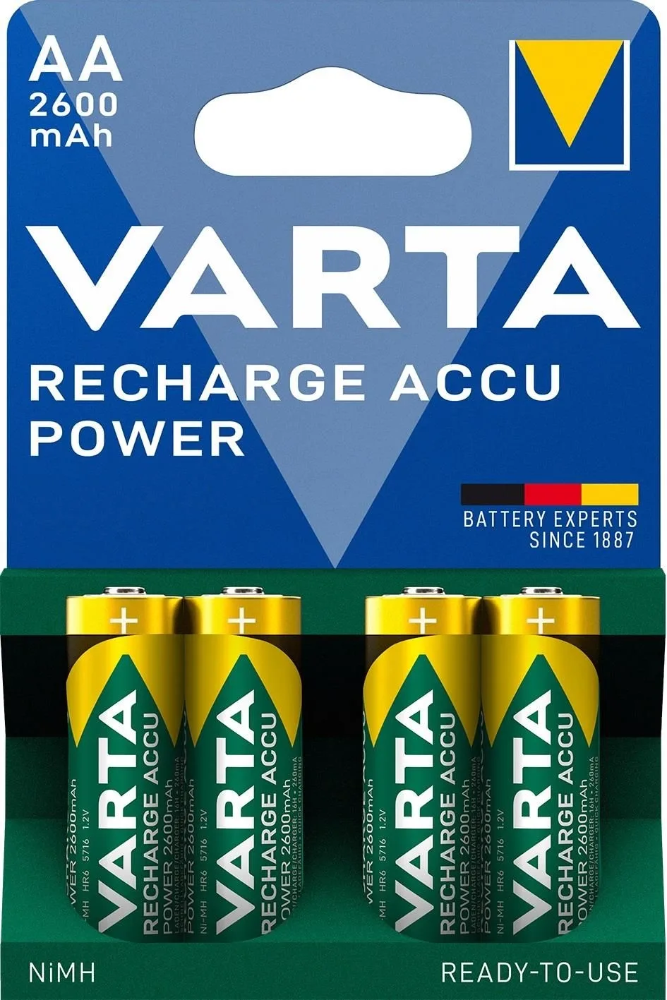 Set acumulatori Varta AA 2600mAh Varta 4buc