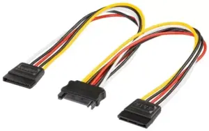 Cablu alimentare SATA mama - 2x SATA tata 0.2m