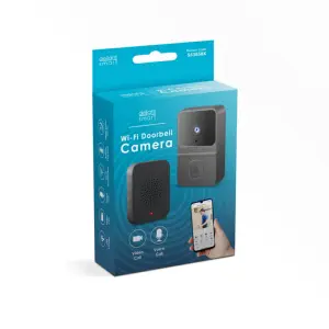 Set sonerie video /Smart /Wi-Fi /baterie /HD negru delight 55385BK