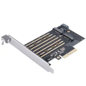 Adaptor PCI-Express - 2x M.2 NVME Orico PDM2 SSD-uri compatibile 2230/2242/2260/2280 PCI-E Channel NVME Protocol M.2/SATA M.2