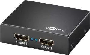 Splitter HDMI activ 1 intrare - 2 iesiri 4K GOOBAY