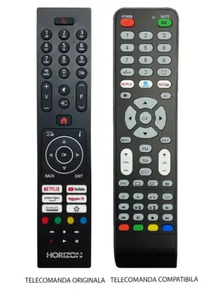 Telecomanda inlocuitoare compatibila pentru TV Horizon 32HL6330F/B (337-1/COMP)