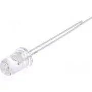 LED 5mm albastru 1560-2180mcd 30 grade 10-15mA 12V OPTOSUPPLY OSB5SA5A31A-12V