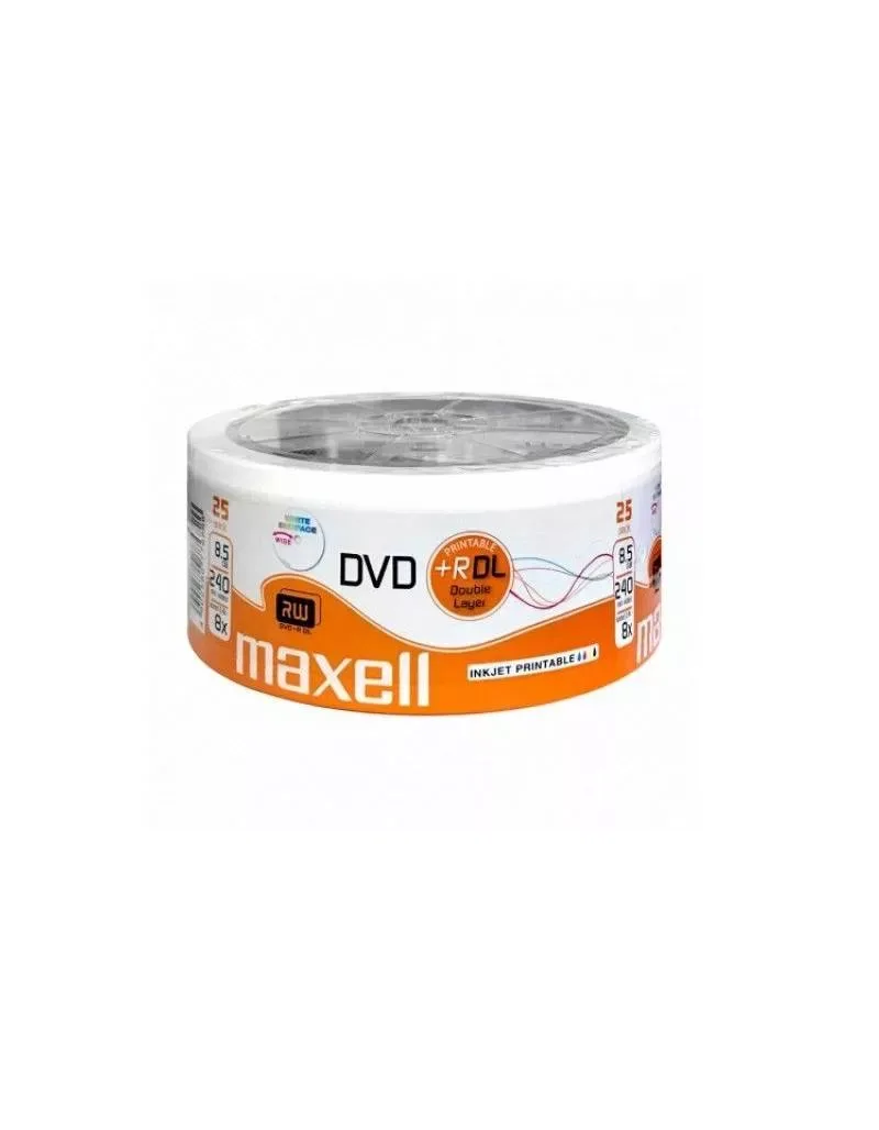 DVD+RDL 8.5GB MAXELL PRINTABIL BULK DOUBLE LAYER