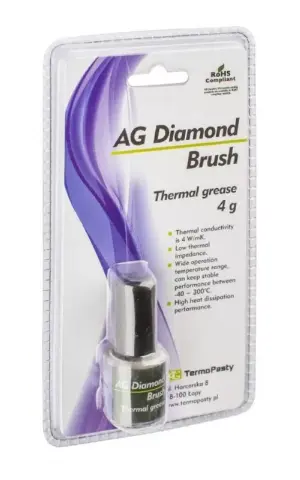 Pasta termoconductoare AG Diamond Brush 4 W/m.K 4grame AG TermoPasty