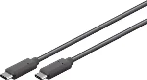 Cablu USB Type C Generatia 1 tata-tata 1.5m negru GOOBAY