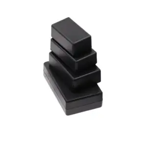 Cutie cu auto-inchidere 80x50x21 mm negru pentru montaje electronice