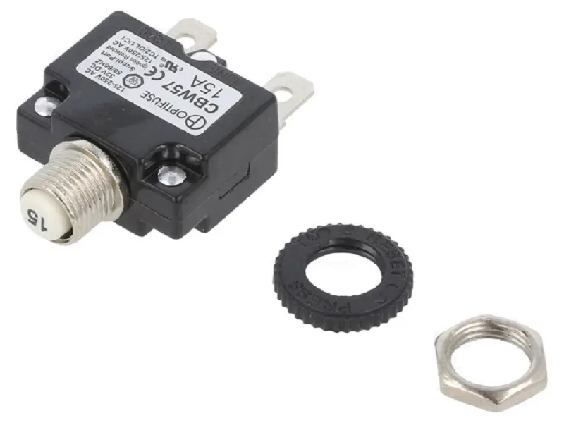Siguranta termica 15A Imax1kA 125V 250V 32VDC 50VDC CBW57-HS-15A-5X OPTIFUSE