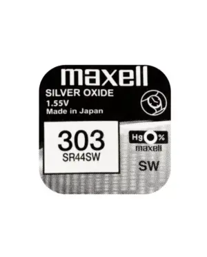 Baterie ceas Maxell SR44SW V303 AG13 1.55V oxid de argint 1buc
