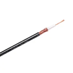 Cablu coaxial H155 50 ohm cupru exterior 5.4mm din PVC 1m Cabletech