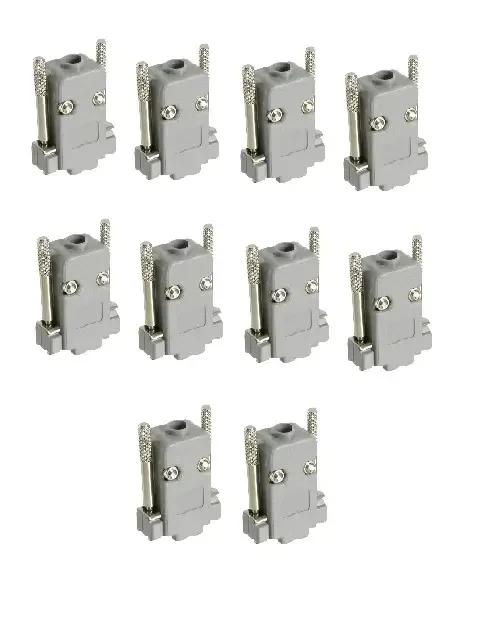 Set 10 carcase D-SUB serial 9 pin RS232 VGA cu surub lung