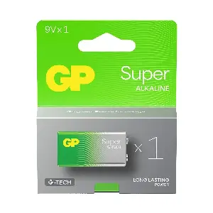 Baterie alcalina GP Super 9V Blister 1buc GPPVA9VAS780