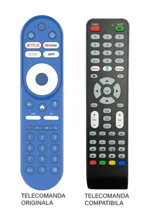 Telecomanda inlocuitoare compatibila cu originalul pentru TV KIWI 40F760QB (578)