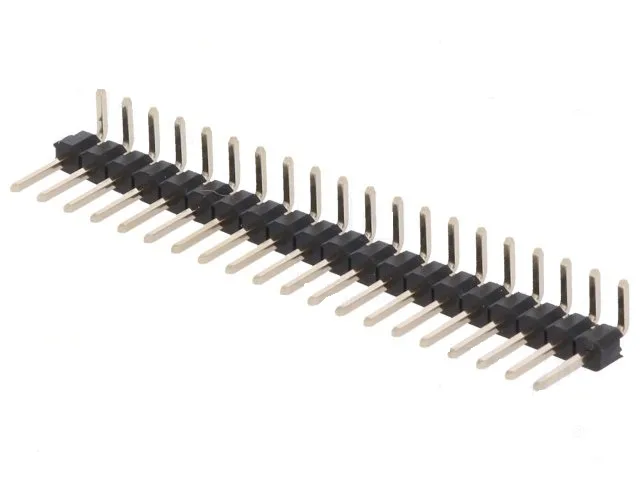 Sir Pini PCB Tata - Tata 2.54 mm 40 Pini x 1 rand 90 grade