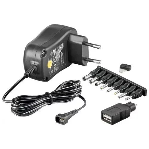 Alimentator 3-12V 1A 9 mufe Goobay