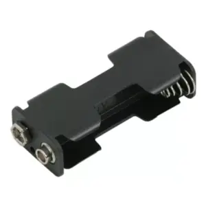 Suport 2x AA baterie cu mufa baterie de 9V