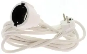Cablu prelungitor 5m 1.5mm alb Well EXTC-5M-1.5PWE-WL
