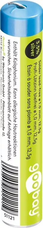 Fludor fara plumb 1mm 12.5gr argint cupru staniu flux 217 C Goobay