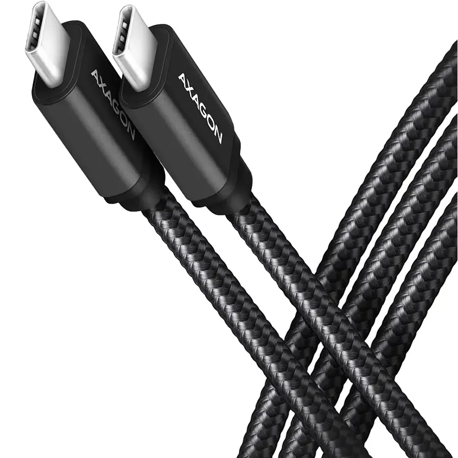 Cablu de date / incarcare AXAGON BUCM3-CM15AB USB-C la USB-C 3.2 Gen1 1.5m PD 60W 20V/3A