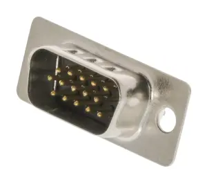 Mufa VGA tata 15 pini 3 randuri cu terminale de lipire CONNFLY
