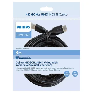 Cablu HDMI 2.0 UHD 3m 4K60Hz PHILIPS SWV5531/00 18Gbps Ethernet ARC