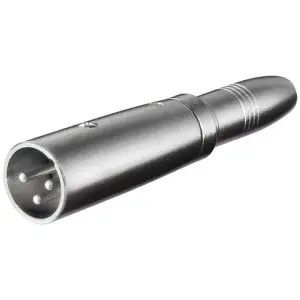 Adaptor XLR la Jack 6.35 mm mono mama Goobay