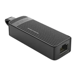 Adaptor retea USB - RJ45 1000/100/10Mbps cablu 7.5cm negru Orico UTK-U3-BK