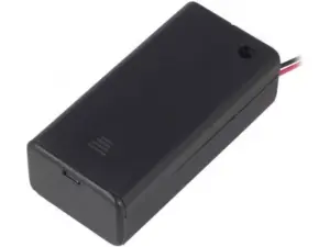 SBH-9VA Suport baterie 9V 6F22 6LR61 x1buc cu terminal cablu 150mm Fara intrerupator COMF