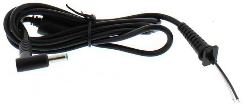 Cablu alimentare DC pt laptop HP 4.5x3.0mm pin L 1.2m 90W cu 2 fire