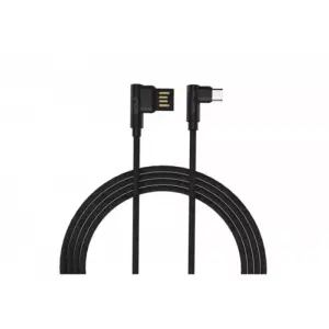 Cablu Golf Pudding Micro USB 48M 1m 2.4A negru