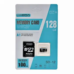 Card memorie microSDHC Class 1 (U1) 128GB cu adaptor pentru SD TREQA SD-12-128G