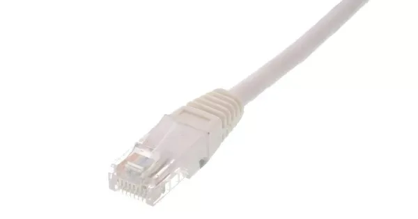 Cablu UTP cat6 patch cord 0.25m alb Well