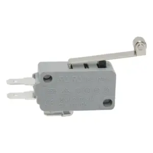 Microinterupator 1 circuit 16A 250V ON-ON cu lamela 30mm si rola 28x16x10mm 09009