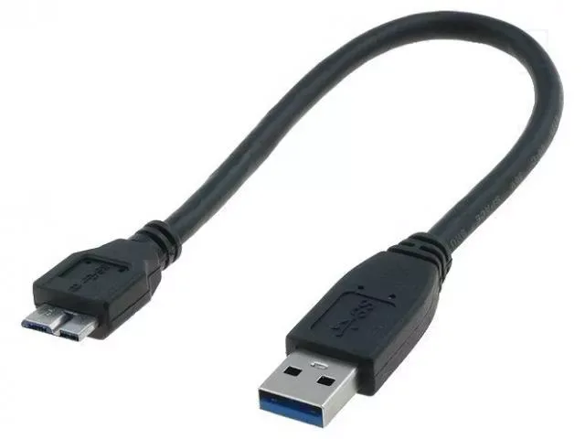 Cablu USB 3.0 A mufa tata - USB B micro mufa tata nichelat 0.25m ASSMANN