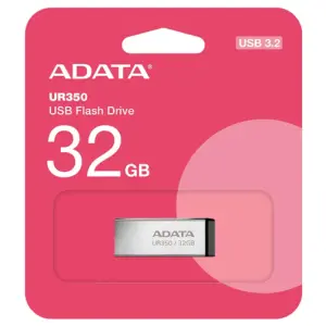 Flash drive metalic ADATA UR350 USB3.2 32GB UR350-32G-RSR/BK