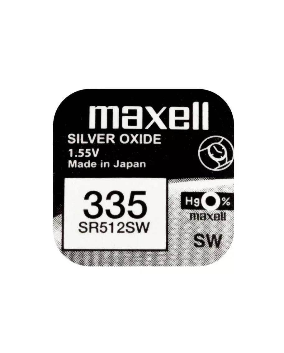 Baterie ceas Maxell SR512SW V335 1.55V oxid de argint 1buc
