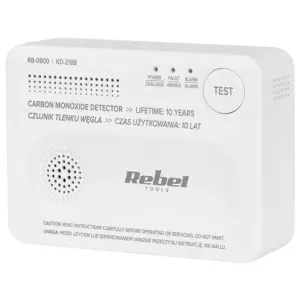 Detector senzor Gaz detectat monoxid de carbon 3x AA REBEL RB-0900