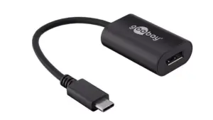 Cablu adaptor USB Type C la Displayport tata-mama 0.2m 4K GOOBAY