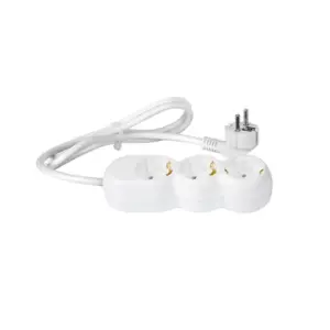 Prelungitor electric alb 3 prize 3m 3500W 3G1.5 Wconn AL3015A03