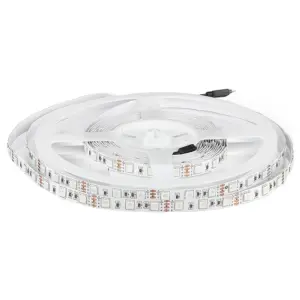 Banda LED 12V SMD5050 60LED/m 7W/m 900lm RGB IP20 5m V-TAC SKU-212120