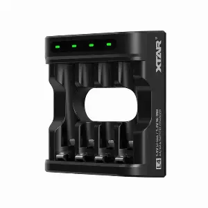 Incarcator acumulatori Li-ion si NiMH pentru 4 sloturi AA/ AAA USB-C XTAR L4 KT