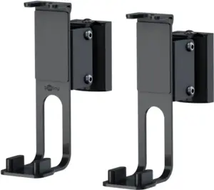 Set suport difuzor de perete Sonos One /Sonos One SL /Sonos Play:1 negru Goobay 70829