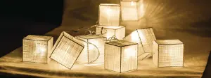 String Light Square 10 LED sir HQ