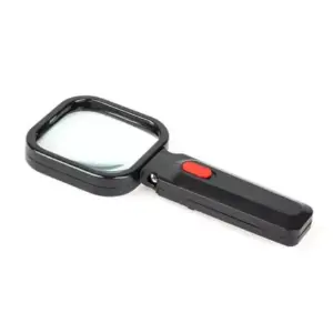 Lupa mana 80x80mm 3D 4x LED Kemot